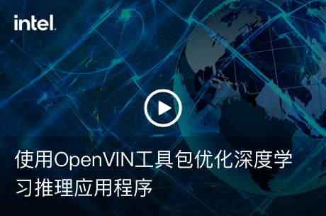 使用OpenVIN工具包优化深度学习推理应用程序