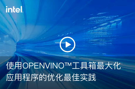 使用OPENVINO™工具箱最大化应用程序的优化最佳实践