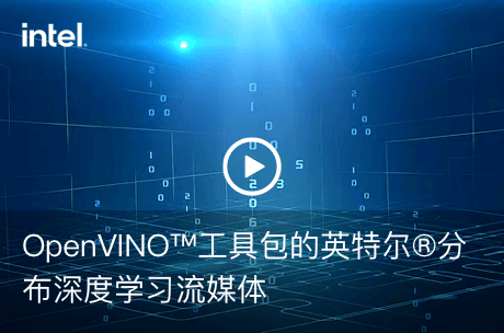 OpenVINO™工具包的英特尔®分布深度学习流媒体