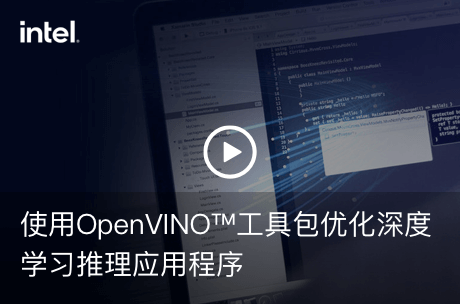 使用OpenVINO™工具包优化深度学习推理应用程序