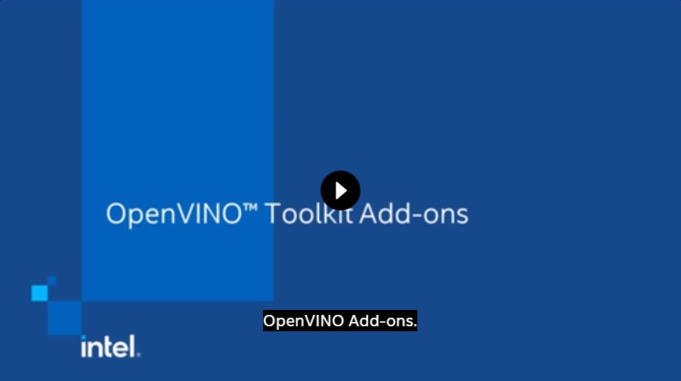 OpenVINO 工具包培训：OpenVINO 工具包插件