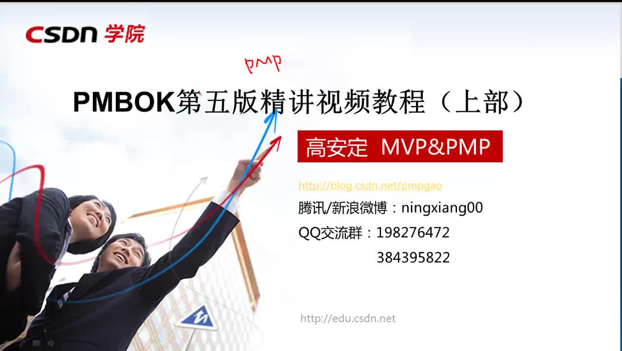 [高安定PMP远程培训]PMBOK第五版精讲视频教程（上部）