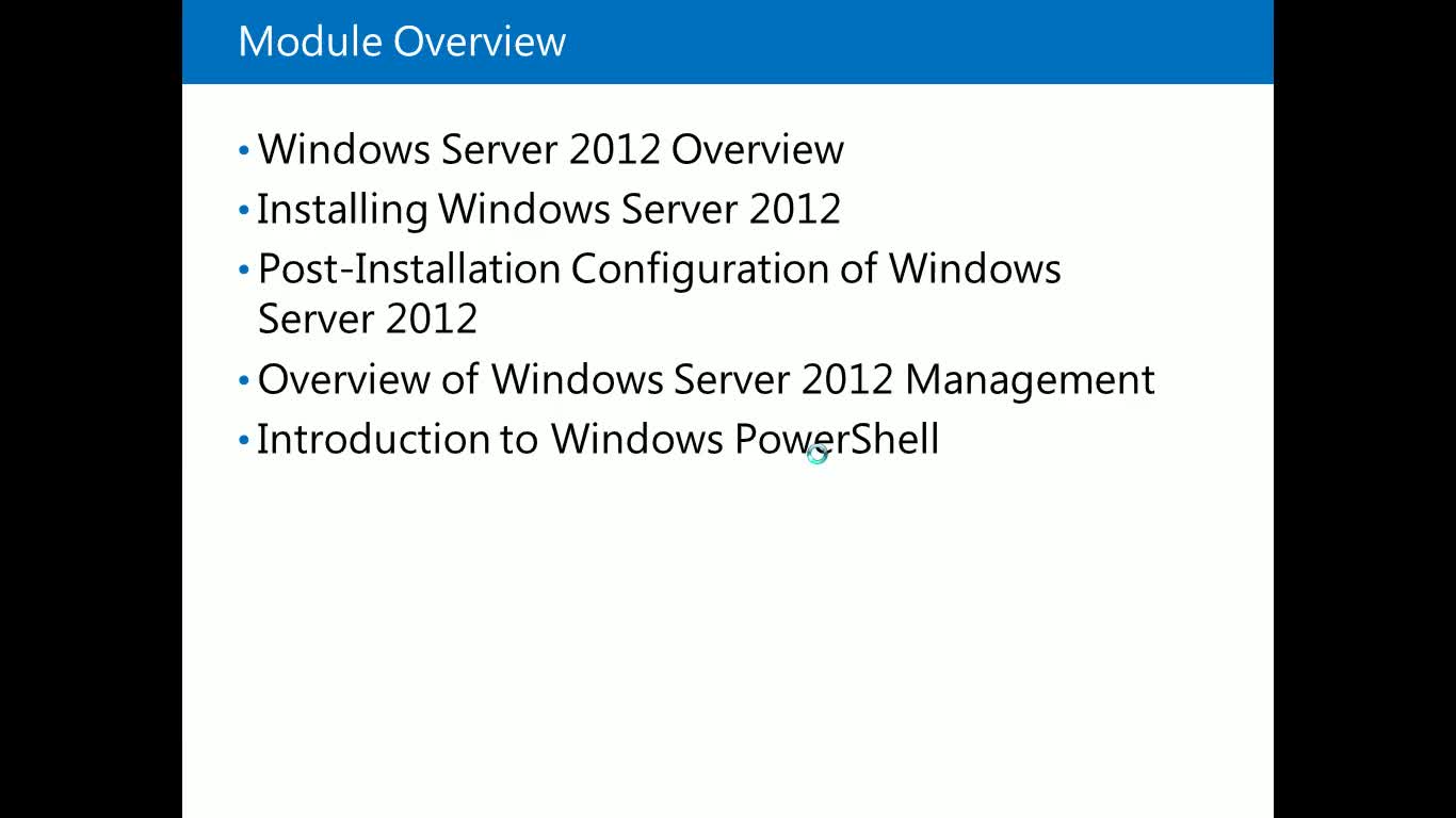 MCSE 2012之410视频课程：安装和配置Windows Server 2012 R2