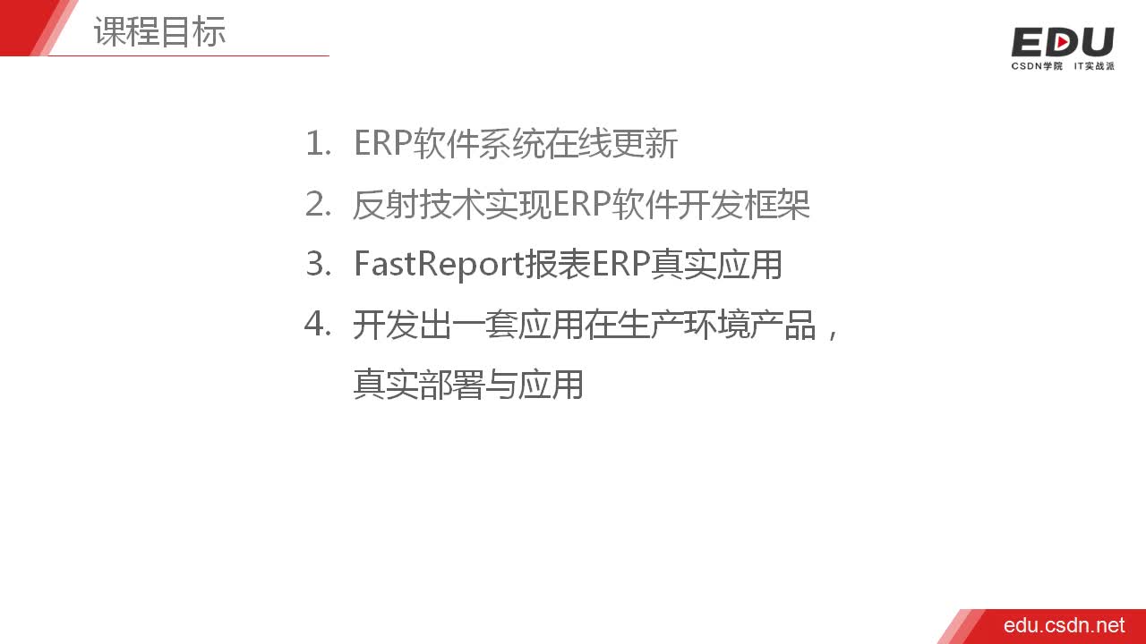 商业级企业ERP应用实践开发