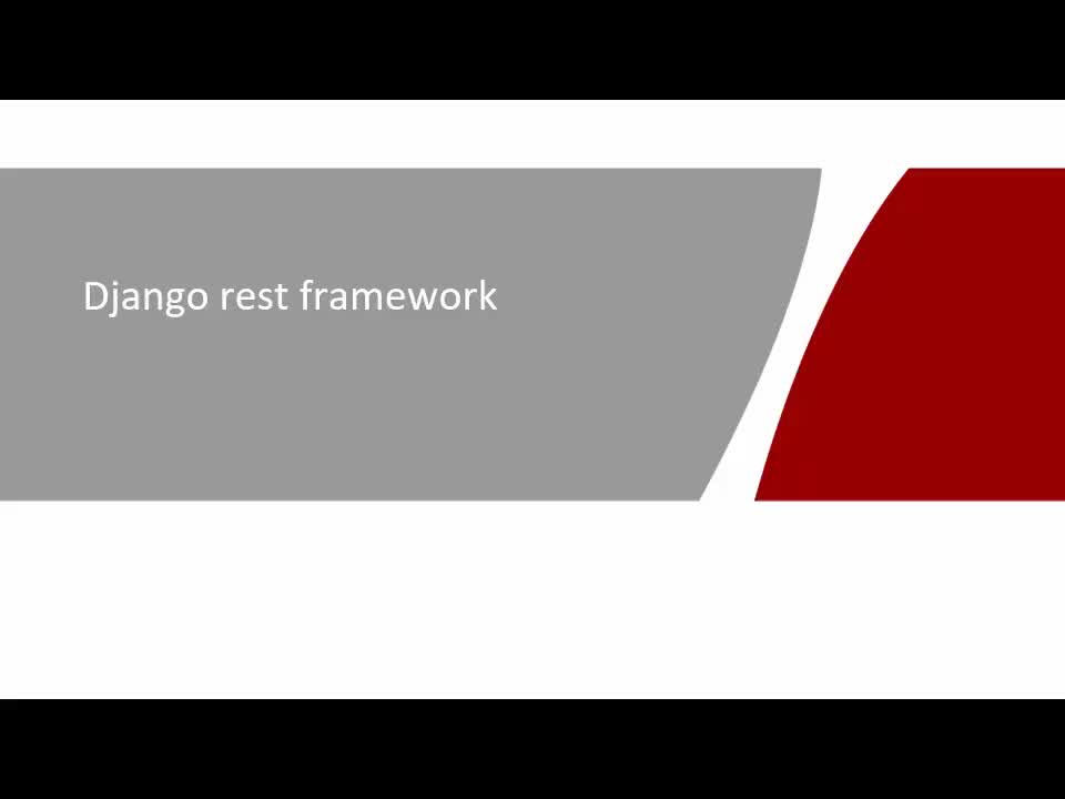 Django REST framework 项目开发实战